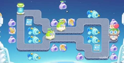 保卫萝卜4太空穿越22关满星通关攻略2