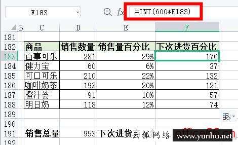 excel怎么用函数计算所占百分比（excel产品所占百分比计算教程）(6)